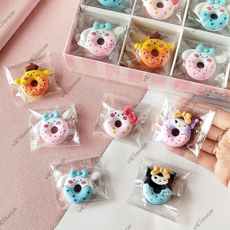 

Penghapus Bentuk Donat/Eraser Lucu Unik/Penghapus Pensil Anak Anak
