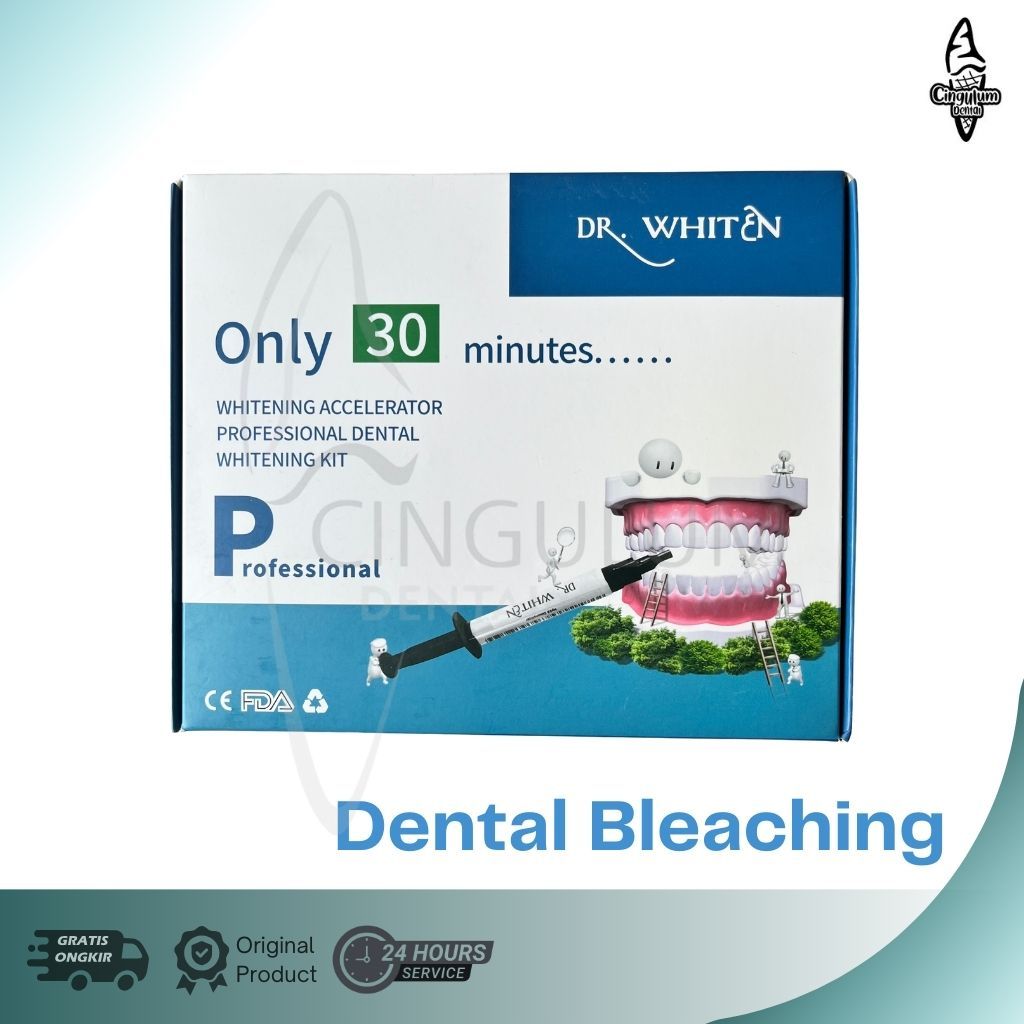 CINGULUM | dr.whiten whitening kit | dr. whiten bahan bleaching gigi | dental accelerator whitening 