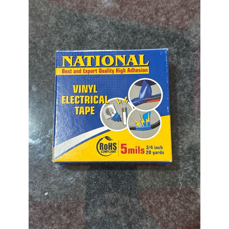 

NACHI - Isolasi Lakban Listrik Kabel National 3/4 inch x 20 yards [1 Pcs]