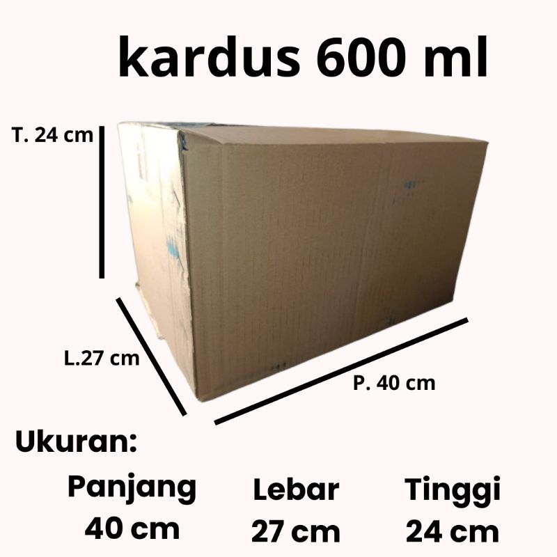 

kardus ukuran 600 ml