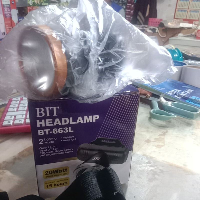 senter kepala BIT headlamp .bit 663L