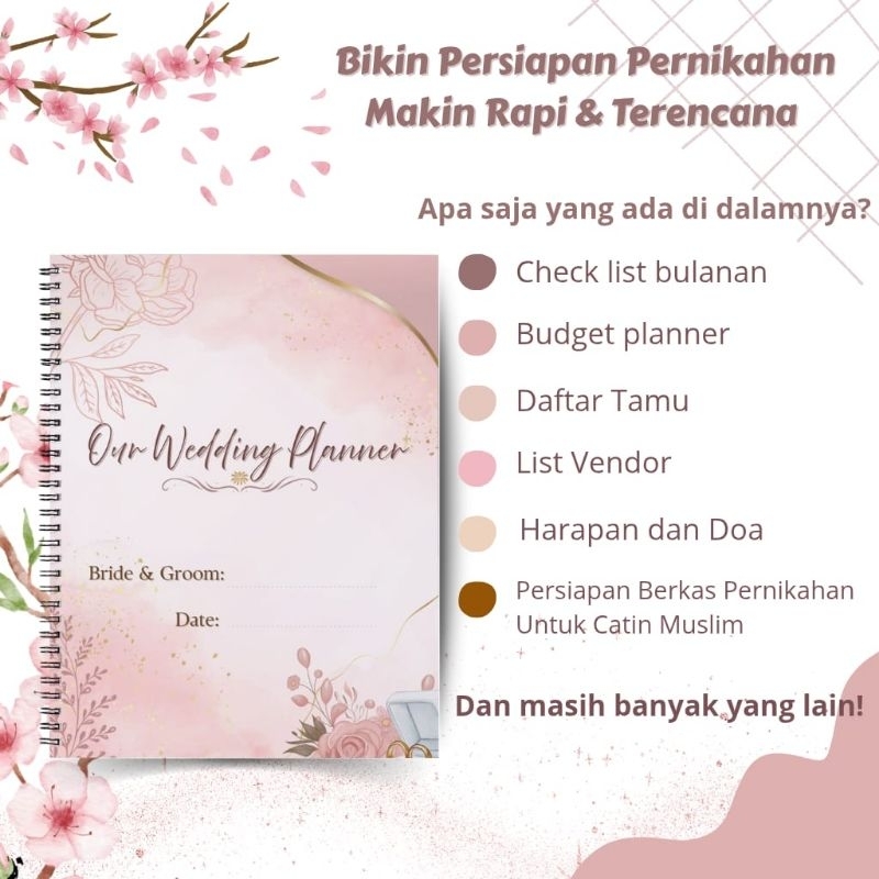 

Wedding Planner Custom | Cetak Sendiri