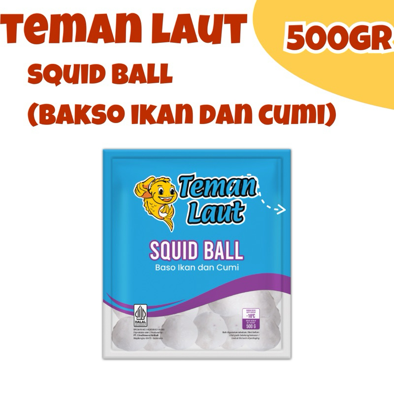 

(KHUSUS INSTAN) Teman Laut Bakso Cumi 500gr