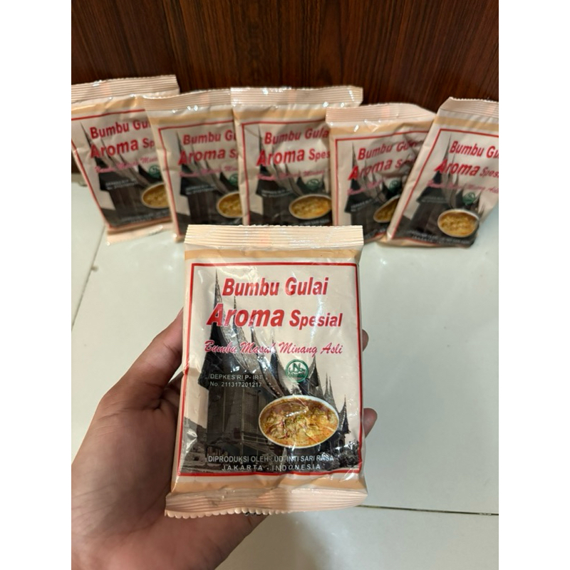 

bumbu masak padang AROMA GULAI SASET 50g
