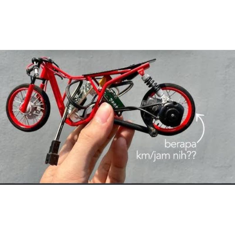 diecast miniatur motor dragbike honda beat karbu tanpa body