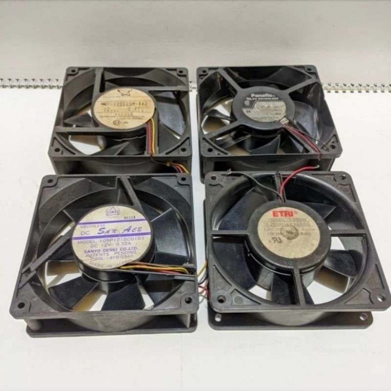 12cm Fan DC 12v Ball Bearing Fan DC Random Super High speed