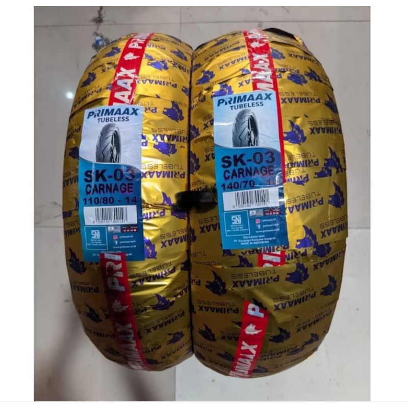 BAN SET PRIMAX SK03 AEROX/BAN KOMPLIT YAMAHA AEROX/BAN DEPAN BELAKANG NEW AEROX/BAN LUAR SET AEROX O