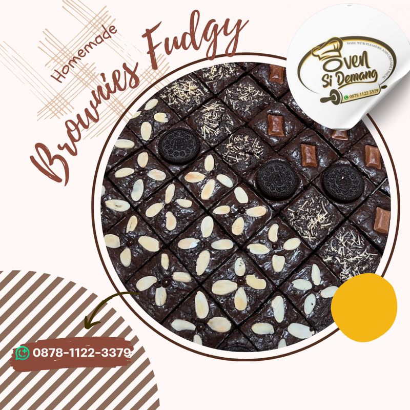 

Brownies Fudgy / Brownies Coklat/ Brownies sekat/ Fudgy Brownies/ Dark Chocolate/ Brownies ulang tahun/ Kue ulang tahun/ Brownies Fudgy ulang tahun / Brownies Birthday Si Demang