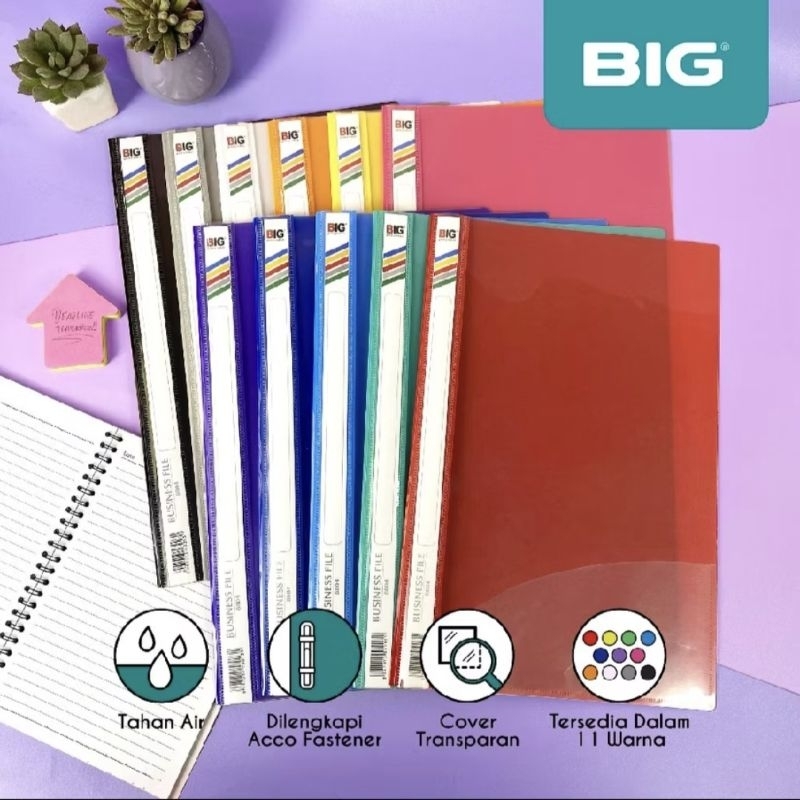 

[PCS] MAP BISNIS FILE BIG UKURAN FOLIO + KANTONG / BIG BISNIS FILE MF 8804 UKURAN F4 8 WARNA