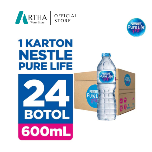

Air Mineral Nestle Pure Life 600ml x 24 Pcs / Air Mineral Nestle