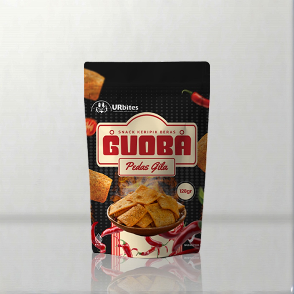 

[GIFT] KERIPIK GUOBA - Snacks Keripik Beras Rasa Pedas Gila 128gr Pedasnya Bikin Merem Melek, Keriuknya Nagih