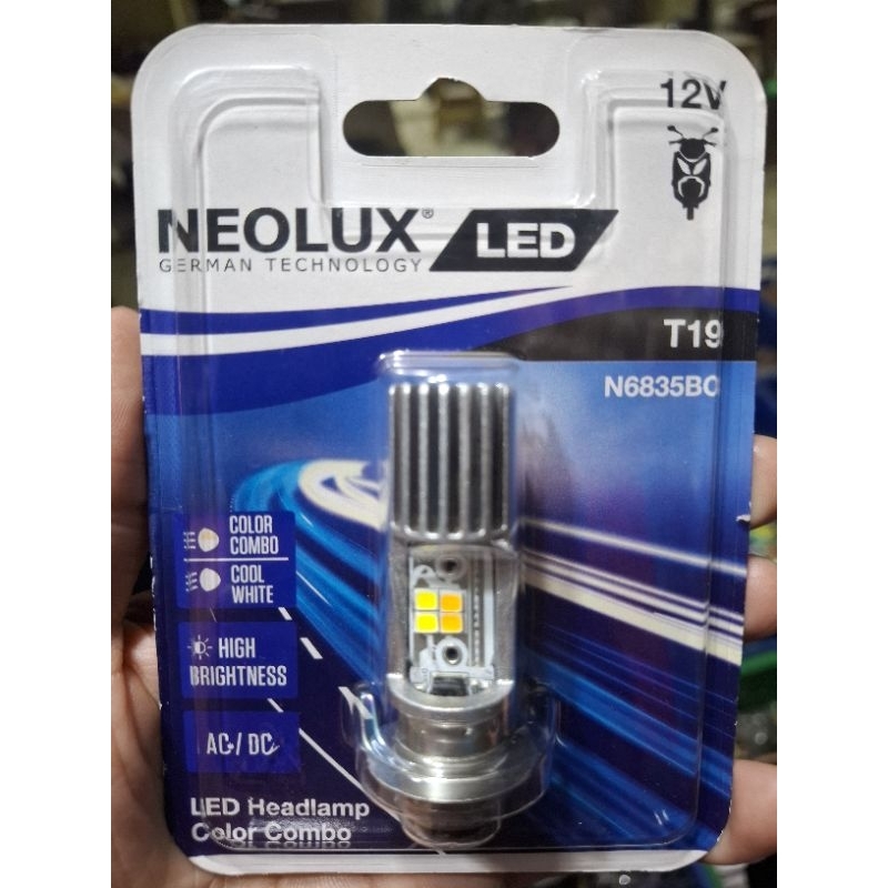 Lampu NEOLUX H6 LED Motor T19 H6 M5 K1 Color Combo Motor Universal
