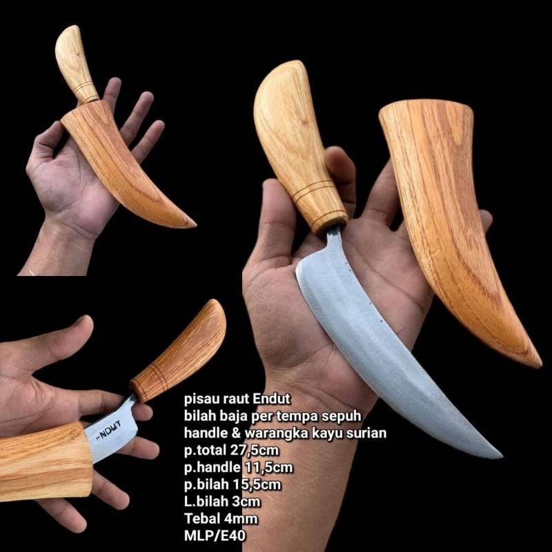 pisau raut/ukir baja PER
