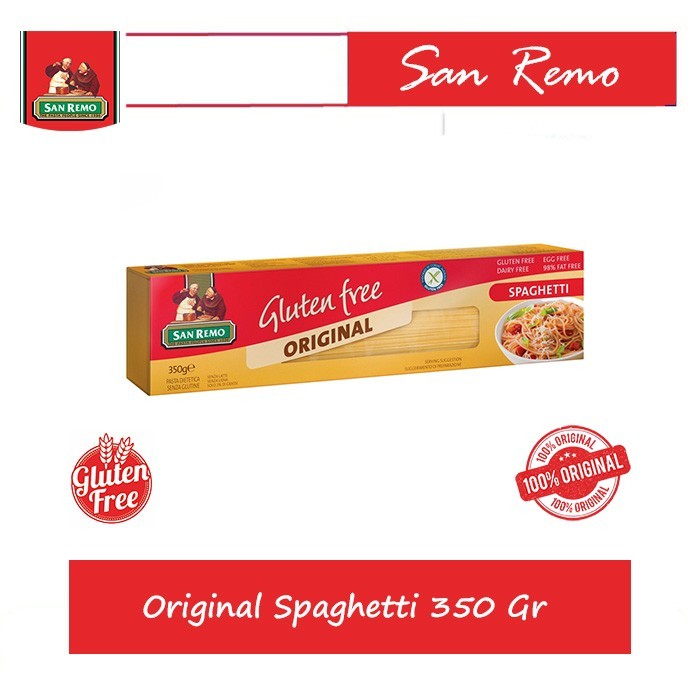 

San Remo Original Spaghetti Gluten Free 350 Gr