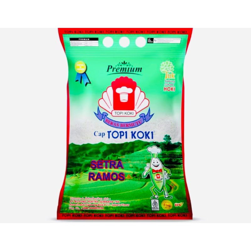 

Beras Topi koki sentra ramos 5kg