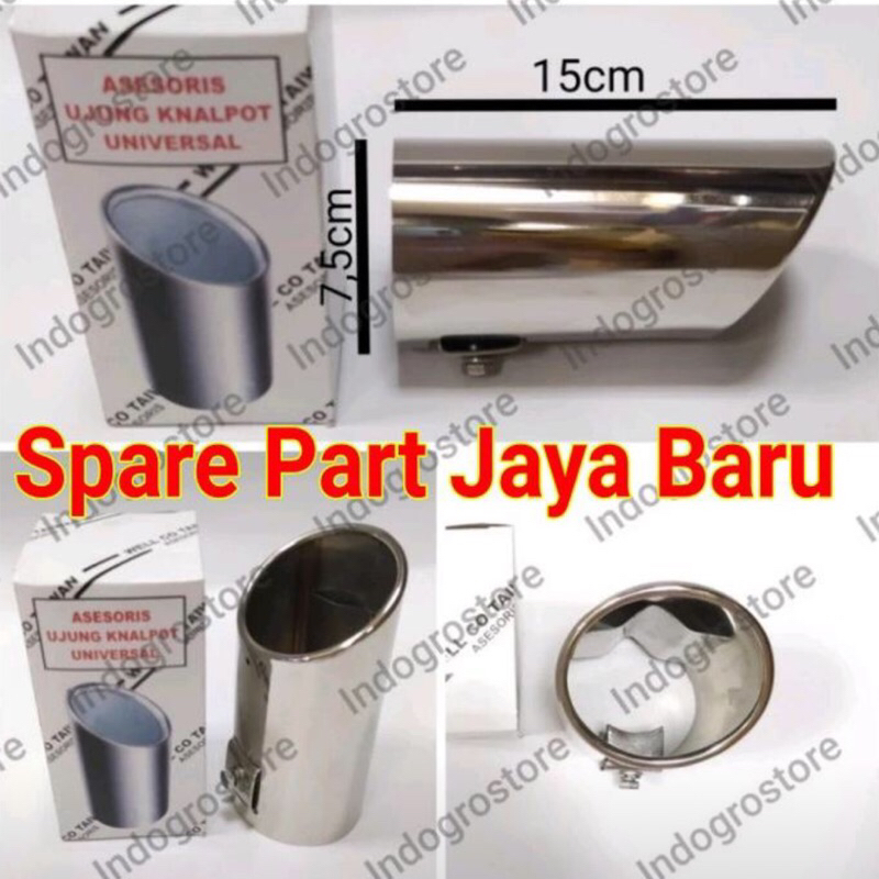 MUFFLER Buntut Ujung Knalpot Mobil New AVANZA VELOZ RUSH SIENTA