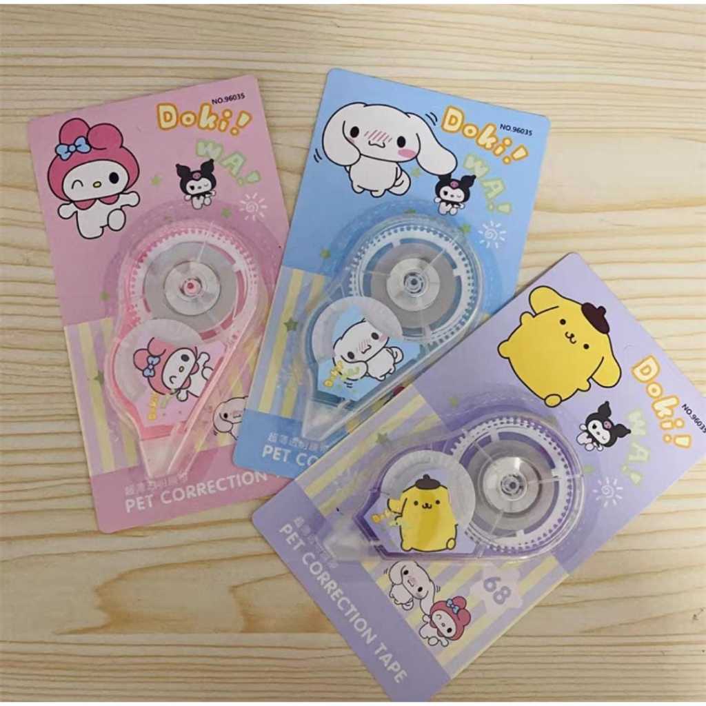 

LUCKY CAT - TIPEX DOKI SANLIO | CORRECTION PEN | CORRECTION TAPE | TIPEX ROLL CINAMORROL MELODY POMPOMPURIN | KOREKSI PEN | TIP-EX | TIPEX LUCU | TIPEX ANAK SEKOLAH | PERLENGKAPAN SEKOLAH