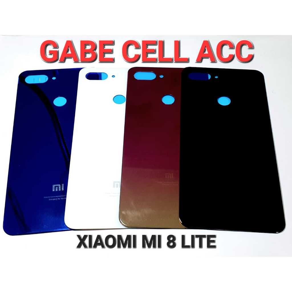 BACKDOOR TUTUP BELAKANG BATERAI XIAOMI MI8 LITE/MI 8 LITE. XIAOMI MI8/MI 8