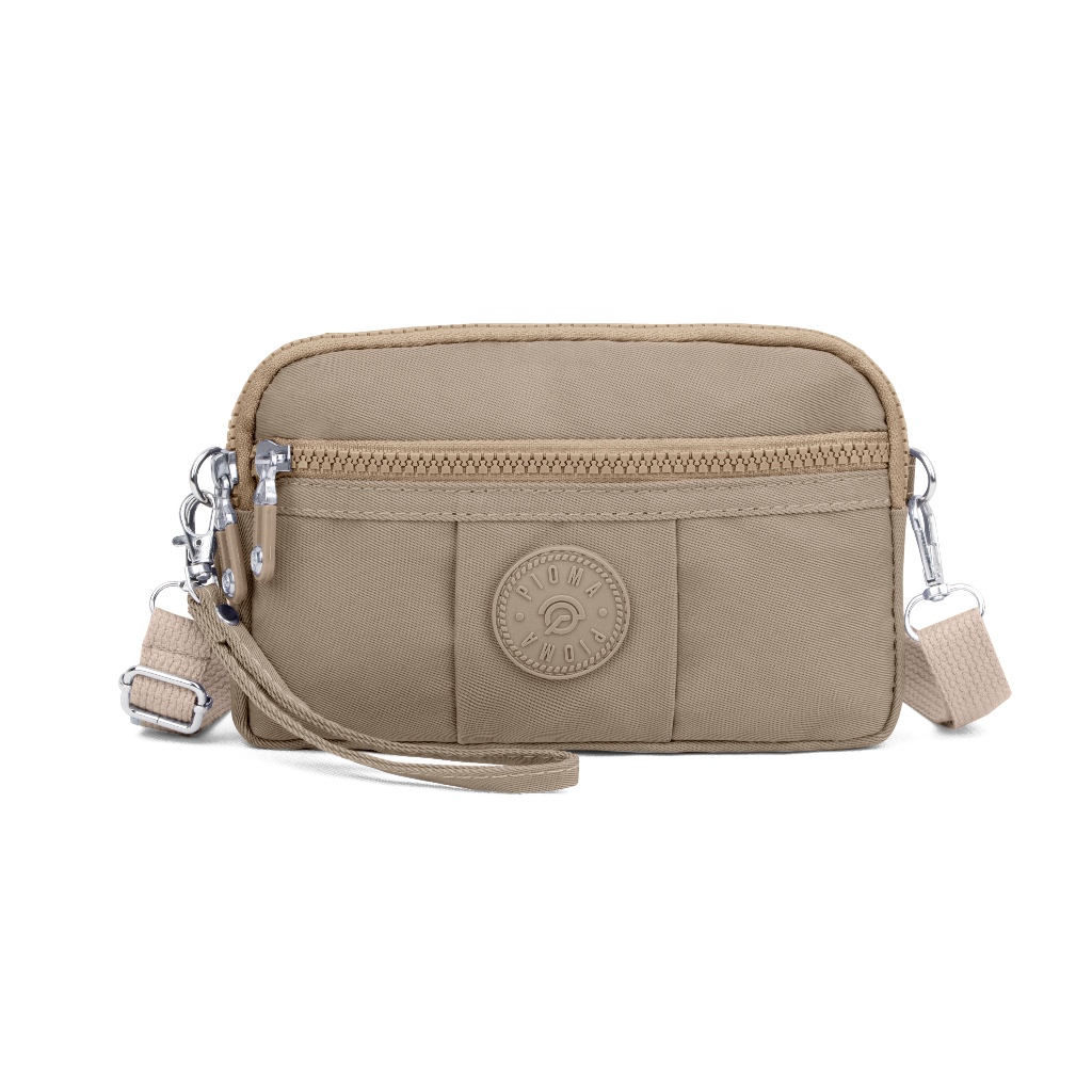 PIOMA Laila Dompet Selempang  Bahu Wanita  Tas Hp 3 resleting