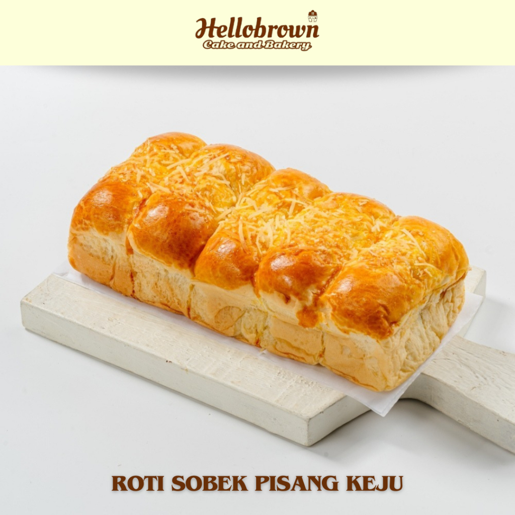 

Hellobrown Roti Sobek Pisang Keju Susu | Roti