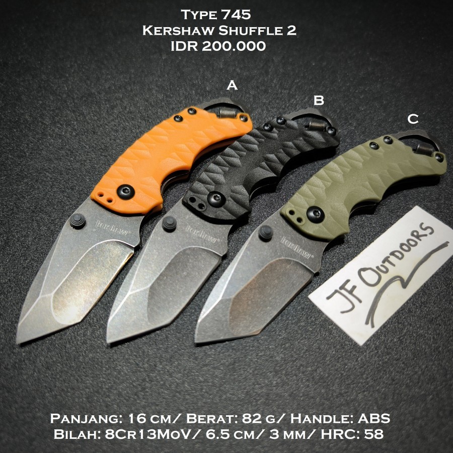 Pisau Mini EDC Unboxing Kershaw Shuffle 2