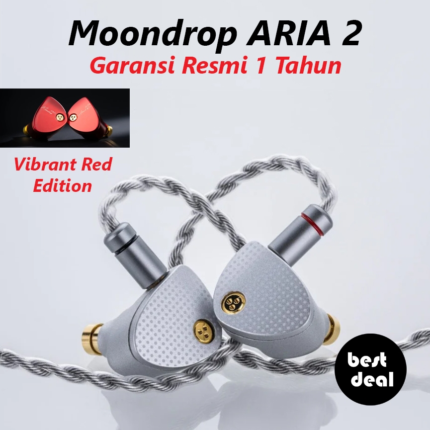 Moondrop Aria 2 New Version Dynamic Driver 0.78mm 2pin IEM Earphone
