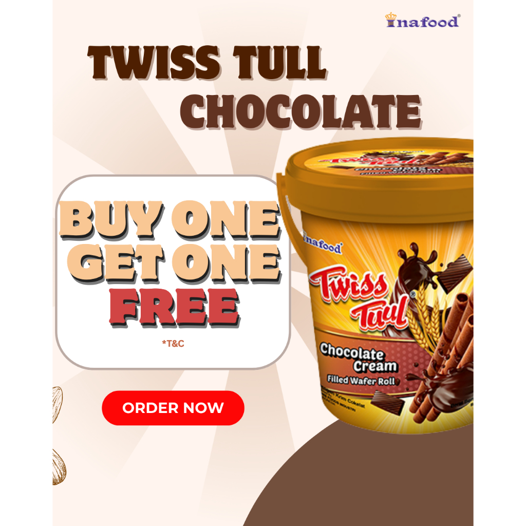 

TWISTULL CHOCOLATE 400 GR (BUY 1 GET 1)