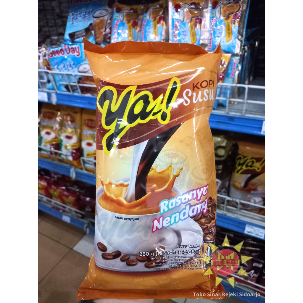 

Kopi Ya Kopi Susu Bag Isi 10 Sachet @28 gram