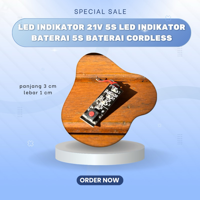 Led Indikator 21V 5S Led Indikator Baterai 5S Baterai Cordless