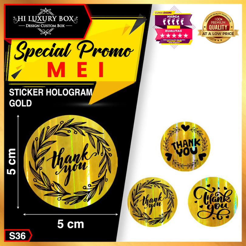 

Sticker Segel|Sticker Sealer |Sticker Hologram|Sticker Thank You |S36 - All Variant