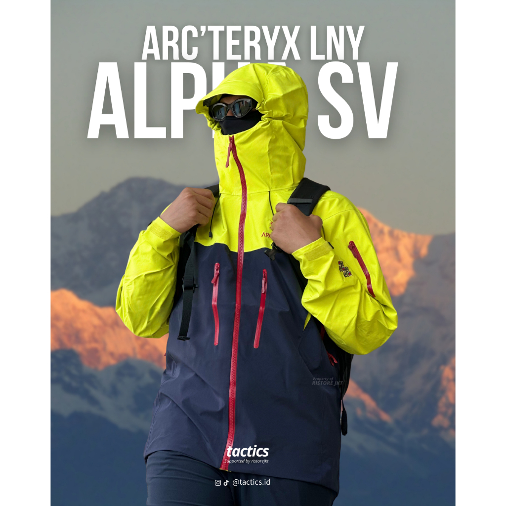 LIMITED EDITION Arcteryx Alpha SV LNY Dragon Gorpcore Outdoor Jacket,anti air,unisex  ( size S-XL )
