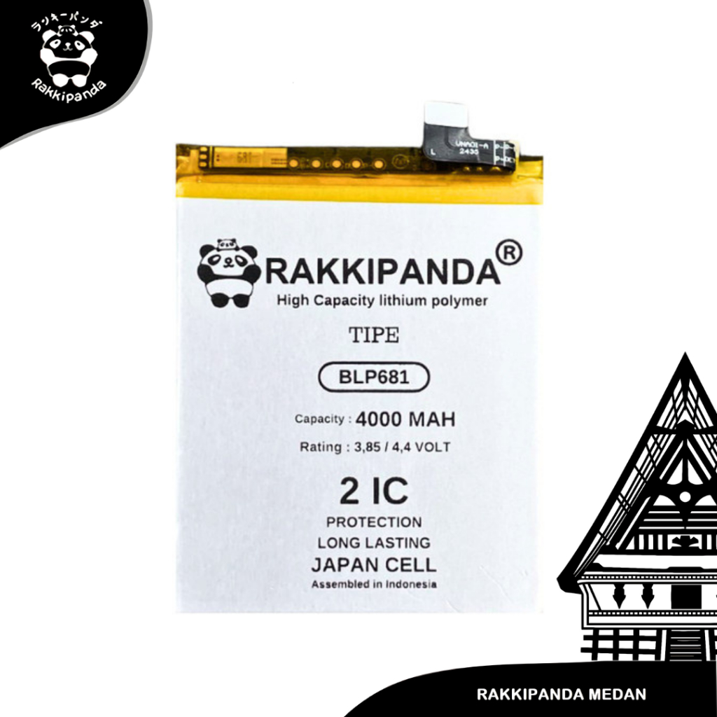 BATERAI RAKKIPANDA BLP681 FOR OPPO F9 / OPPO F9 PRO / OPPO R17