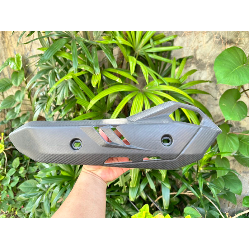 PELINDUNG KNALPOT TUTUP TAMENG COVER KNALPOT AIRBLADE CARBON  VIETNAM PNP VARIO 125 150 PCX LOKAL 15
