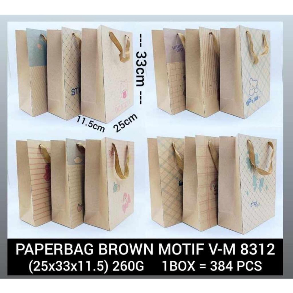 

Paperbag Tas Kertas Medium/Paperbag Murah/ Tas Souvenir KODE 8312 M