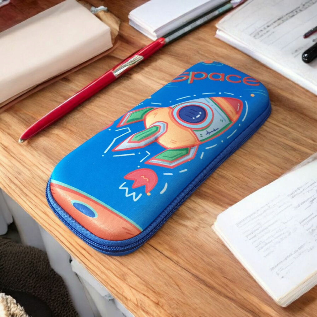 

Kotak Tempat Pensil Anak Motif Kartun 3D Timbul Embos Bahan Eva