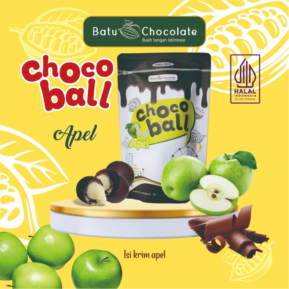 

Batu Chocolate - Chocoball Apel ~ Oleh Oleh Khas Malang Batu ~ Oleh Oleh Kekinian