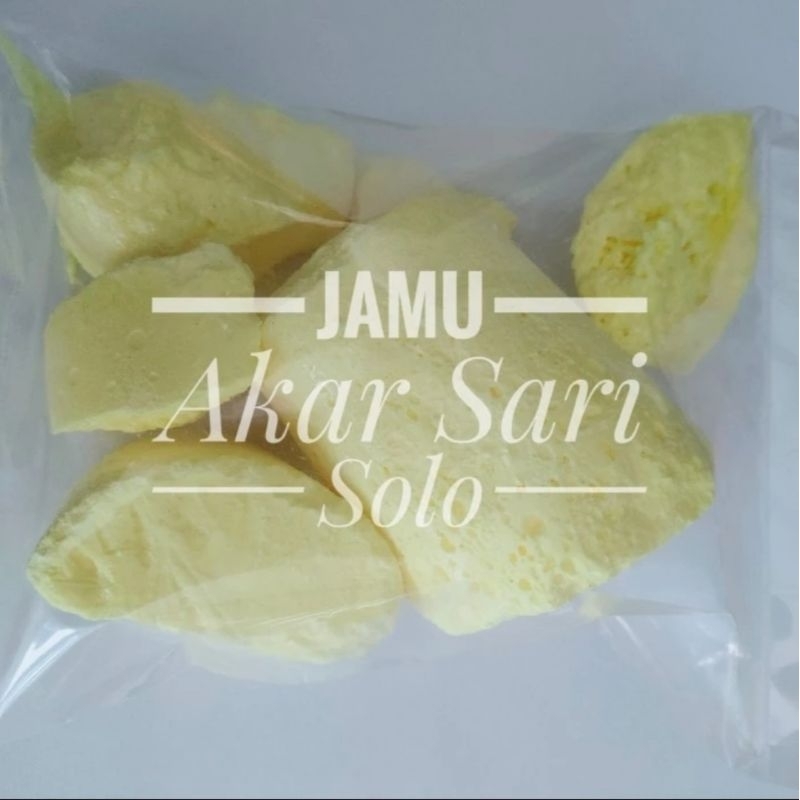Jamu Akar Sari - Belerang Kuning - Lirang Kuning 100 gram - Mengangkat Sel Kulit Mati