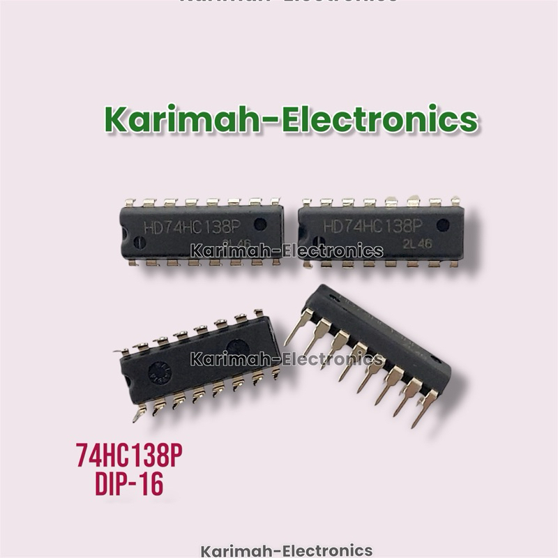 74HC138 74HC138P HD74HC138 HD74HC138P Multiplexers Decoder DIP-16 HITACHI ORIGINAL