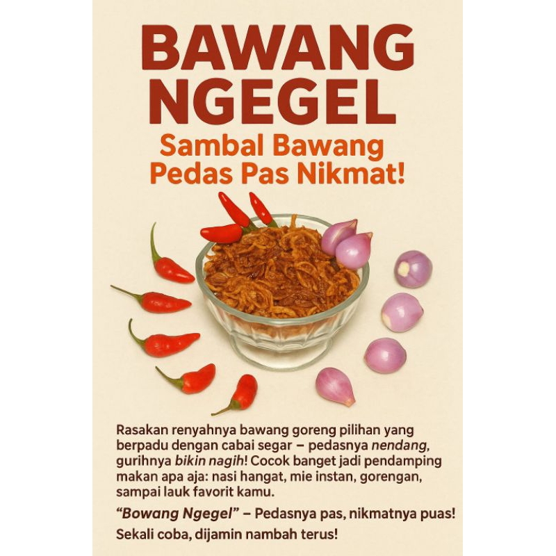 

Sambeul Galuh Mindo / Sambel Bawang Ngegel