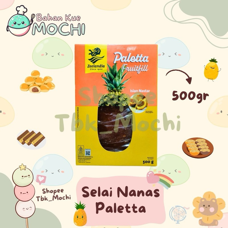 

Selai Nanas Serat Paletta Fruitfill 500gr / Selai Nastar Zeelandia Paletta Fruitfill