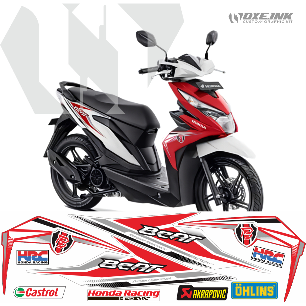 Stiker Striping Beat Fi Esp Original 2016-2019