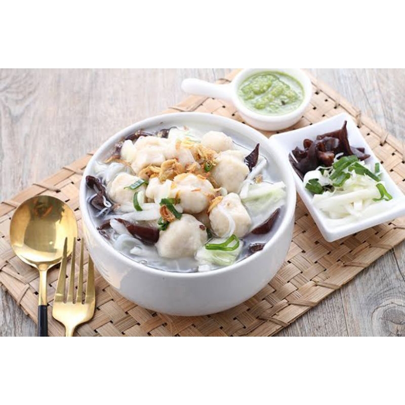 

TEKWAN IKAN GABUS MIX TENGGIRI Khas Kota Palembang.