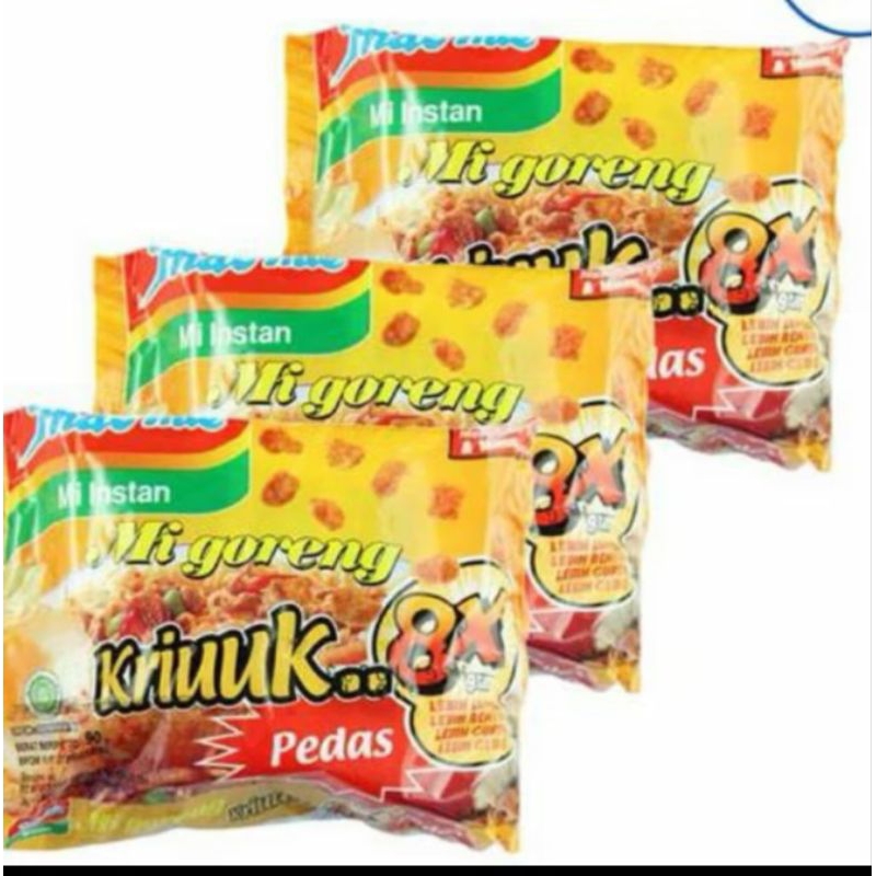 

Indomie goreng kriuk kriuuk pedas 8x