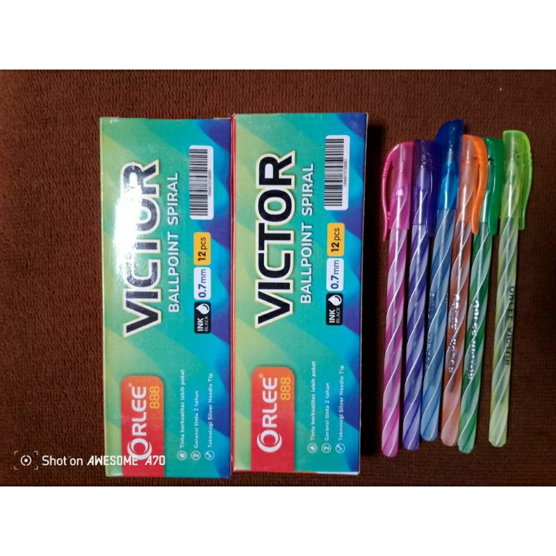 

orle victor/bolpen spiral murah