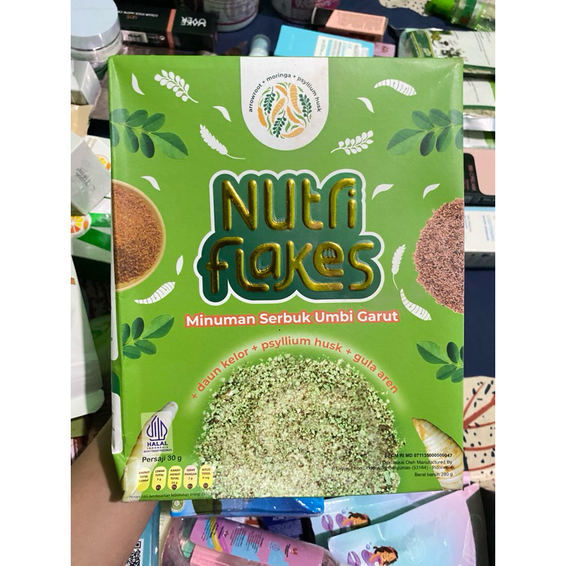

Nutriflakes minuman serbuk umbi garut