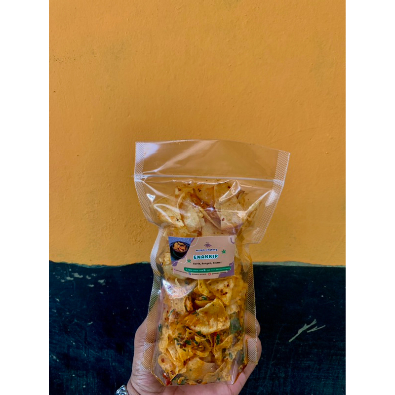 

keripik singkong pedas daun jeruk viral