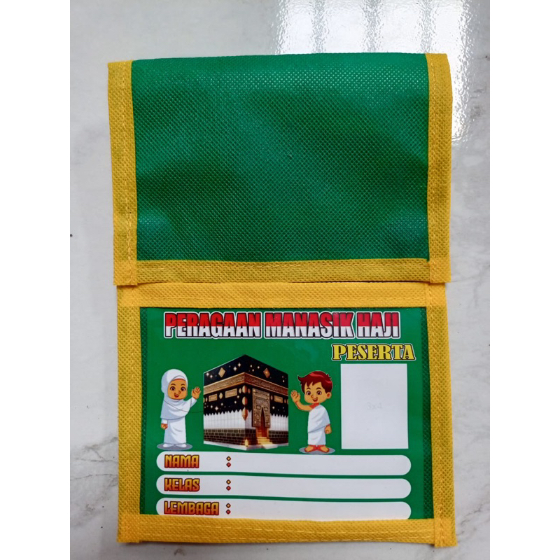 Tas manasik Haji anak bonus gambar kabah