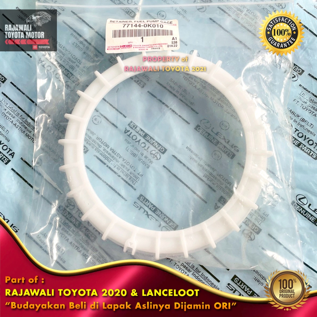 Ring Pompa Bensin Fuel Pump Fortuner, Innova & Hilux 2005-2015 Retainer Plastik Fuel Pump New Origin