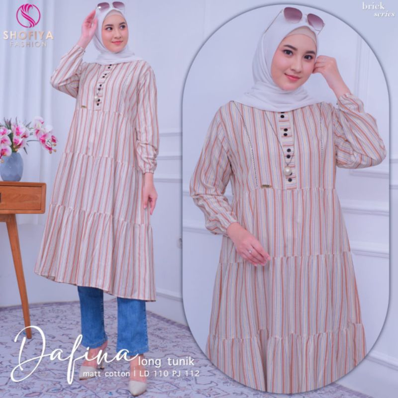 (NEW) TUNIK OOTD DAFINA BY SHOFIYA // FASHION MUSLIM // ANNE TUNIK BY SHOFIYA
