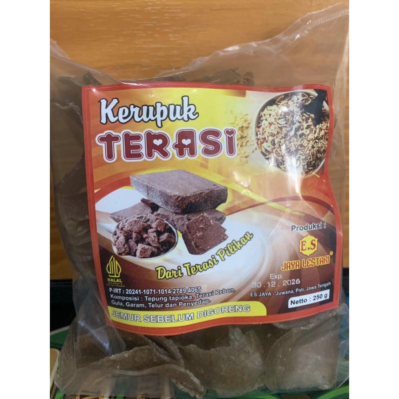 

KERUPUK TERASI MENTAH KHAS JUWANA PATI